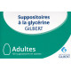 100 Suppositoires à la glycérine Adultes Gilbert