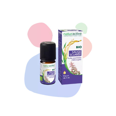 Sauge sclarée Huile Essentielle Bio 5 ml Naturactive