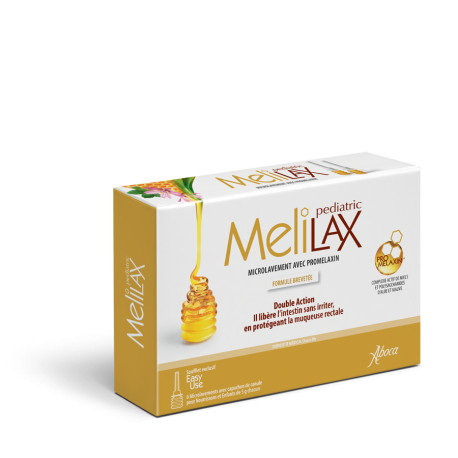 MELILAX Pédiatric 6 Canules pour microlavement Aboca