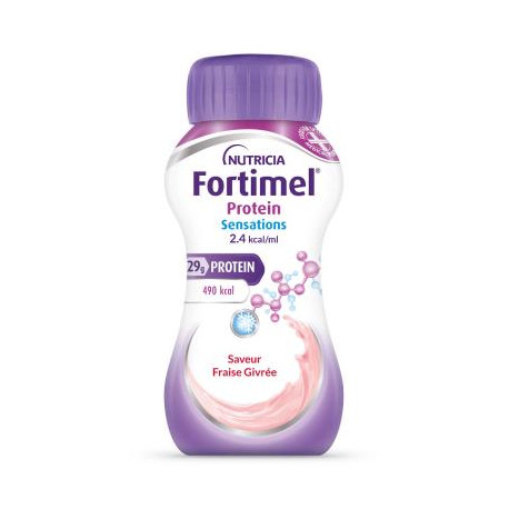 Fortimel Protein Sensation HP - HE 200 ml Fraise Givrée