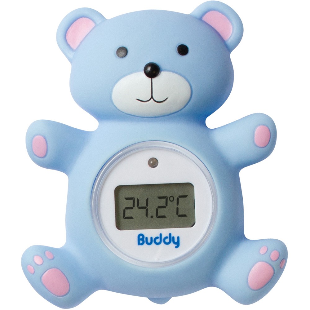Thermomètre de bain pour bébé et jouet de salle de bain flottant Thermomètre  de sécurité pour baignoire Ours polaire Blanc