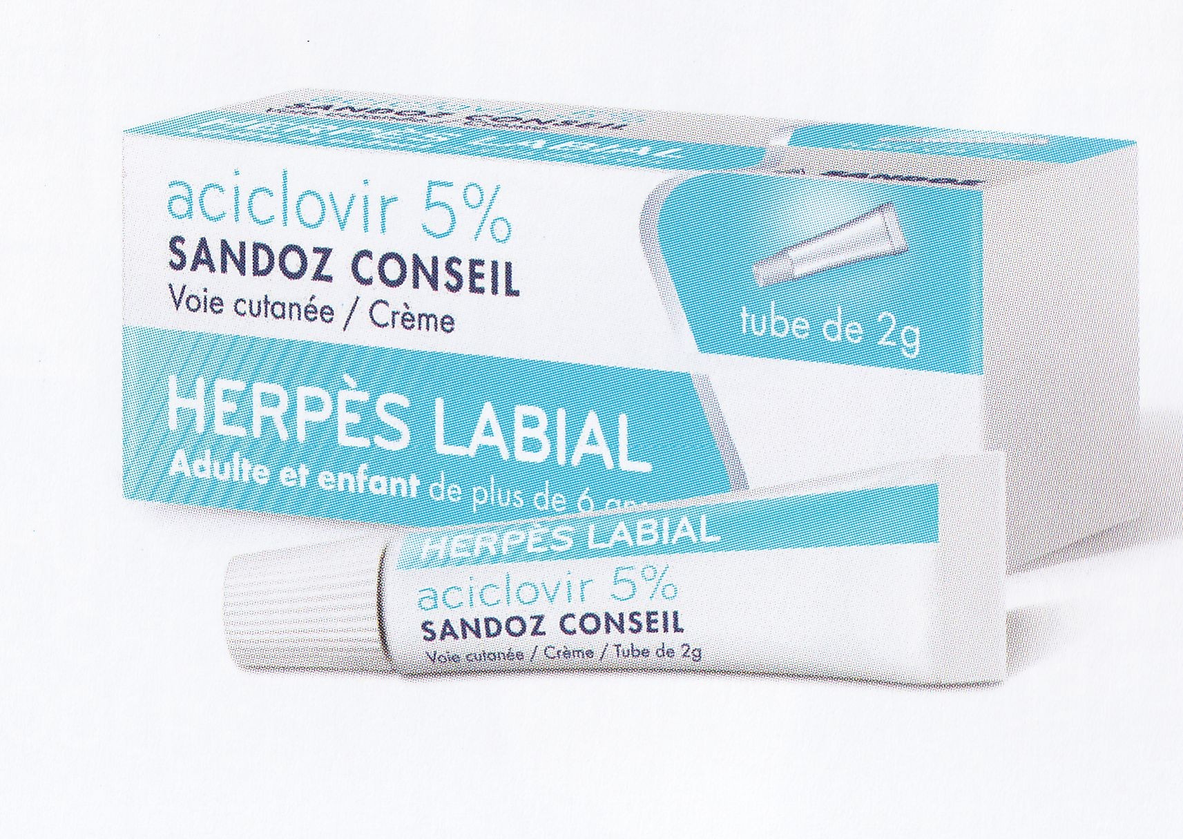 aciclovir creme 2g prix