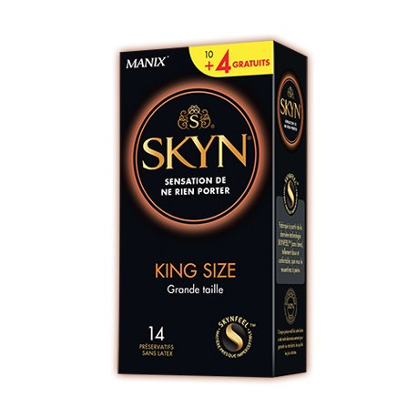 SKYN Grande Taille 10  préservatifs sans latex Manix