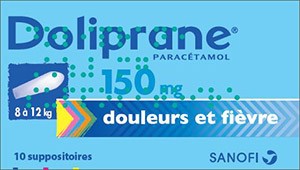 Doliprane 150 Mg Boite De 10 Suppositoires Secables Medicament