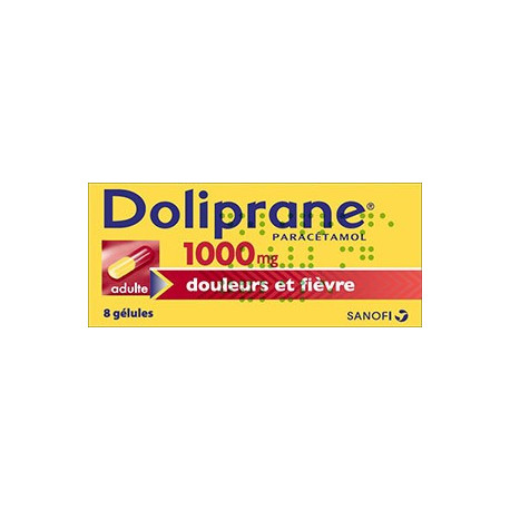 Doliprane 1000 mg - 8 gélules
